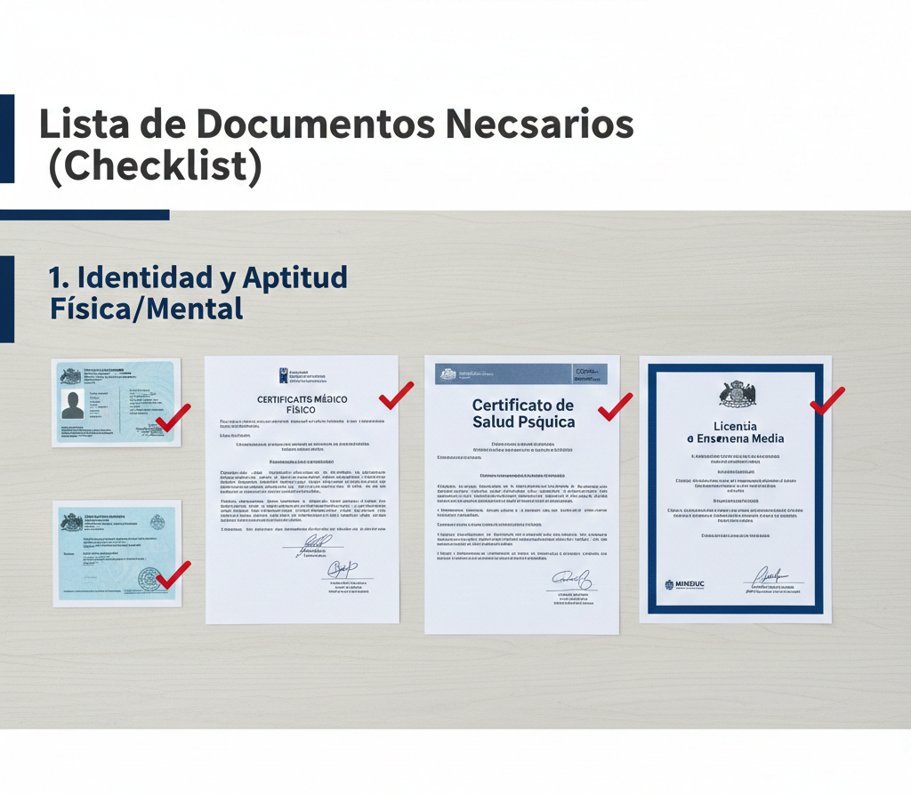 Lista de documentos para ser guardia de seguridad de acuerdo a la nueva de ley 21.659